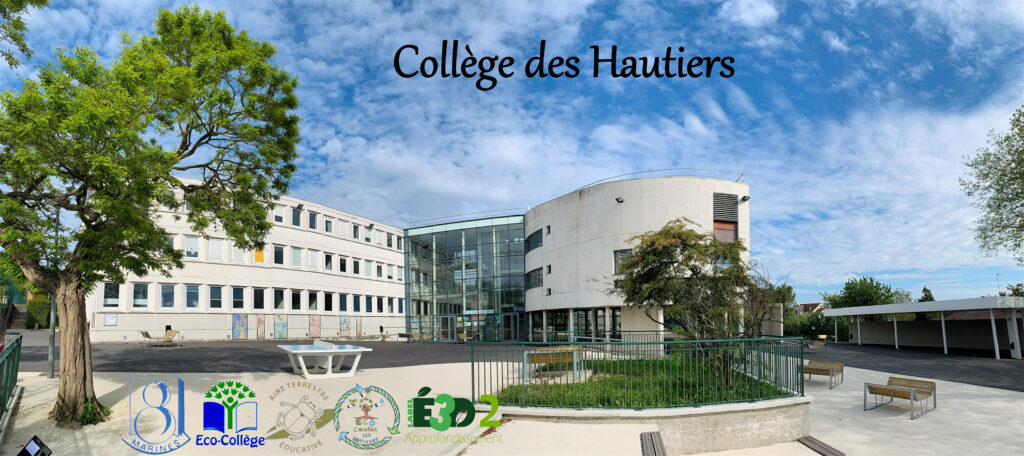 image panoramique du collège les hautiers de marines